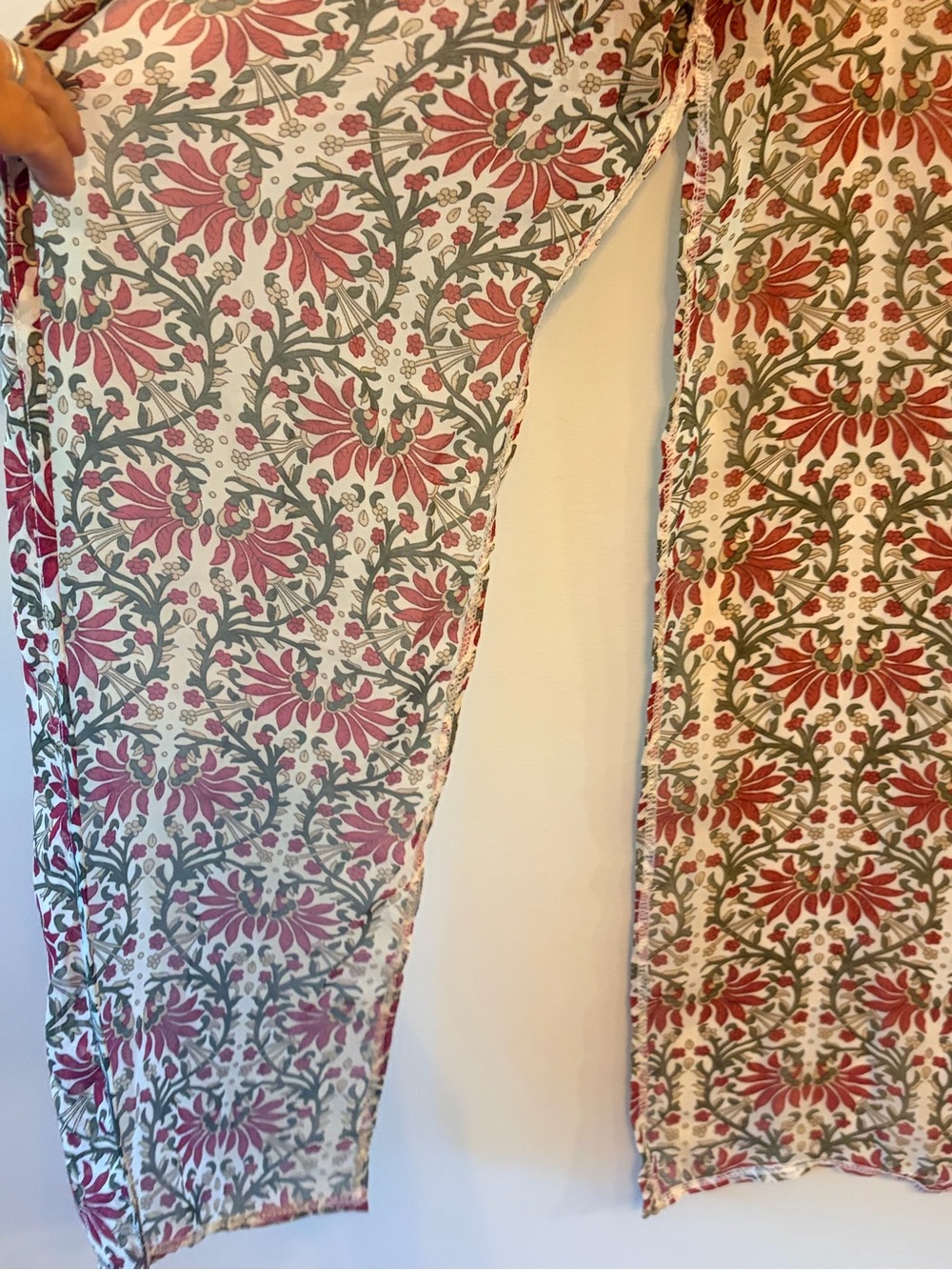 Boho Floral Duster Kimono Cardigan | Cottagecore Festival Layer - Picture 5 of 5